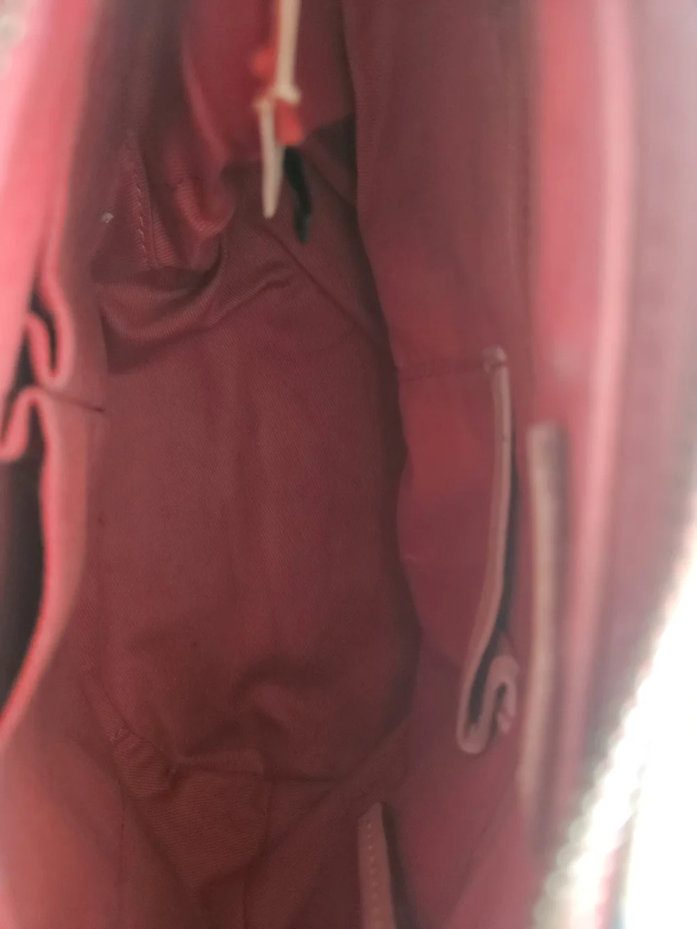Dooney & Bourke Pink-Trim Denim Logo Shoulder Bag - Picture 7 of 8
